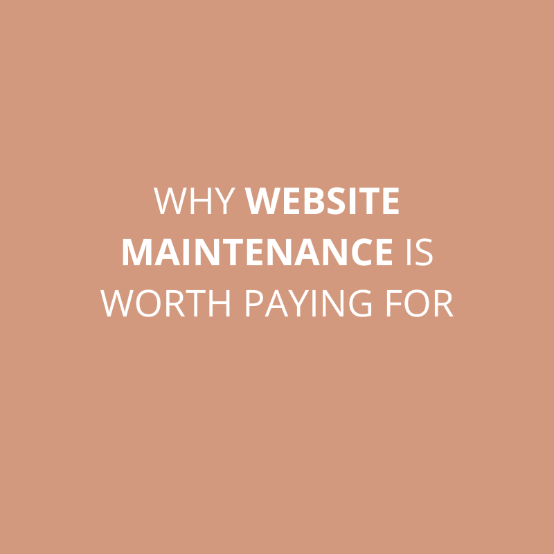 Why Website Maintenance Is Worth Paying For